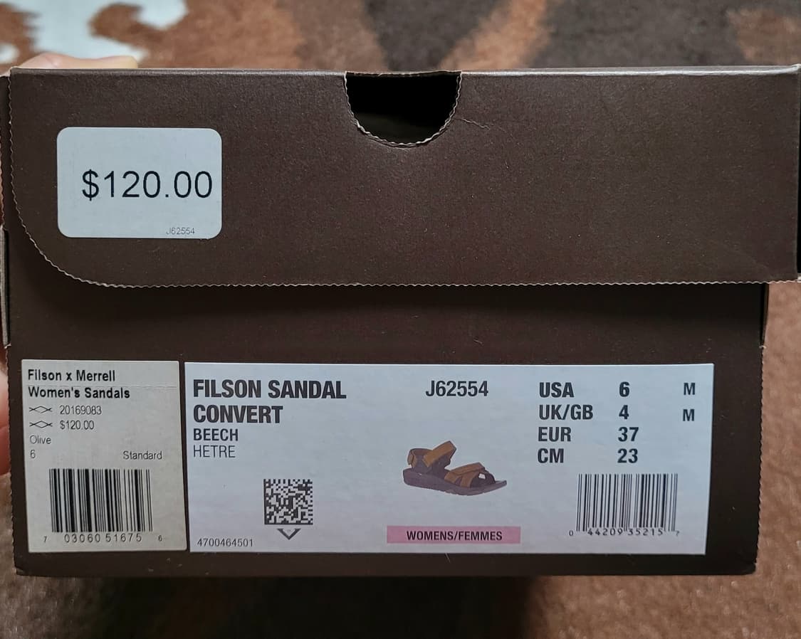 FILSON 미국 필슨 여성용 샌들 6사이즈 상품이미지7