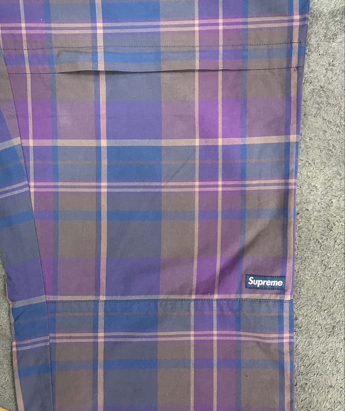 Supreme Plaid Cinch Pants XL 상품이미지3