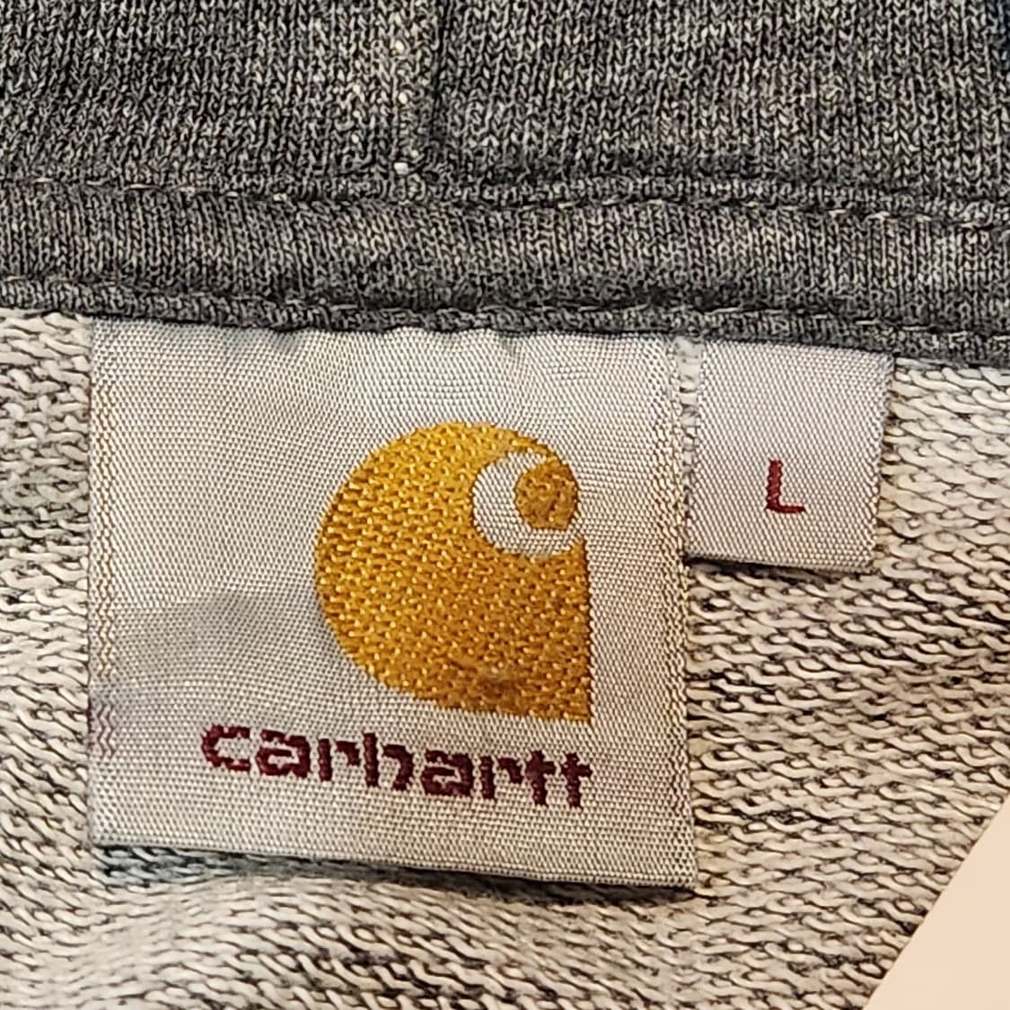 칼하트 로고 그레이 후드티 (L) 상품이미지2