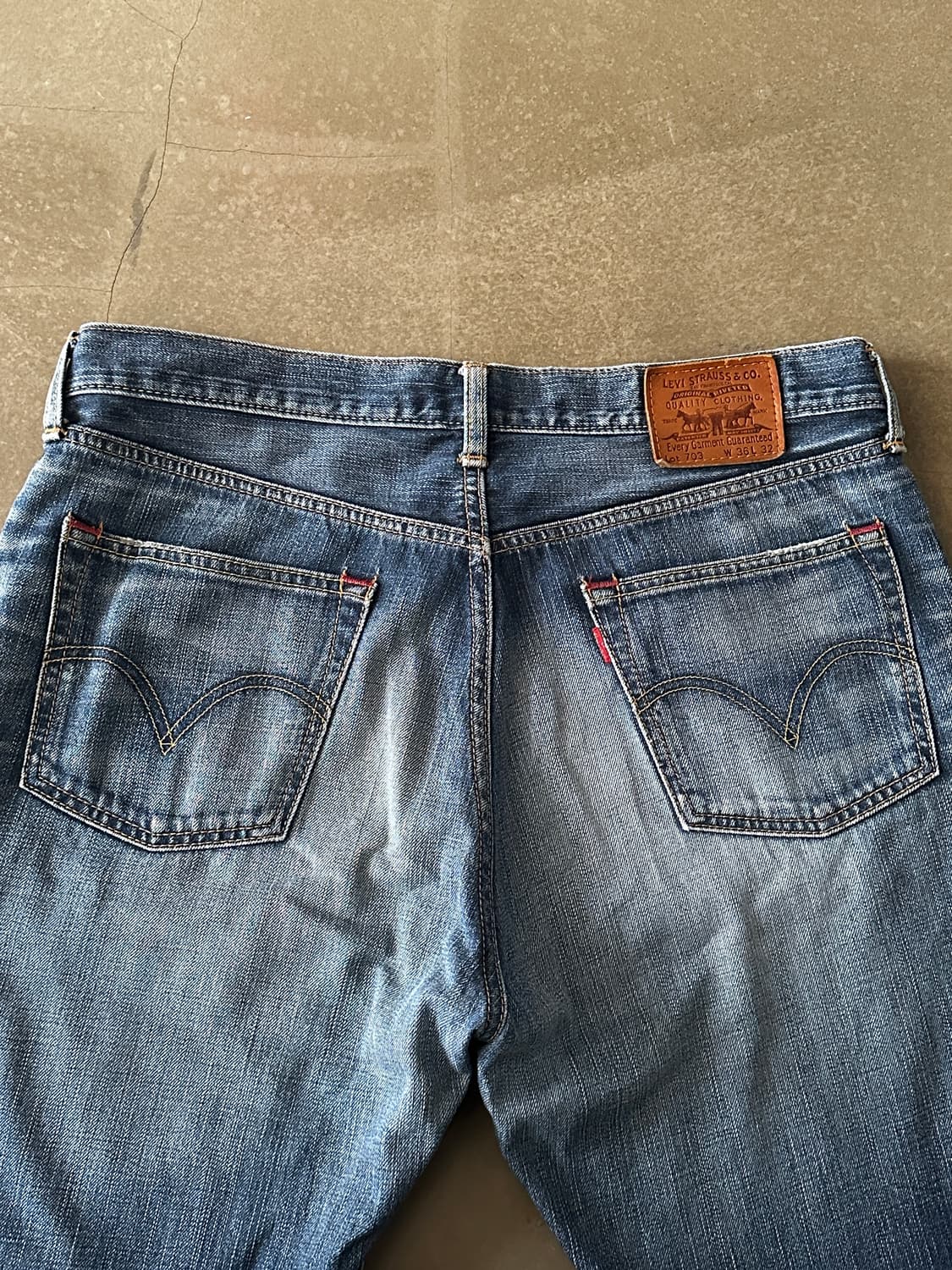 Levis 703 빈티지 데님 팬츠 상품이미지3