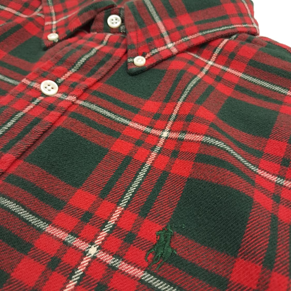 CN278 XL 폴로 랄프로렌 로얄스튜어트 타탄체크 긴팔 셔츠 남방 상품이미지5
