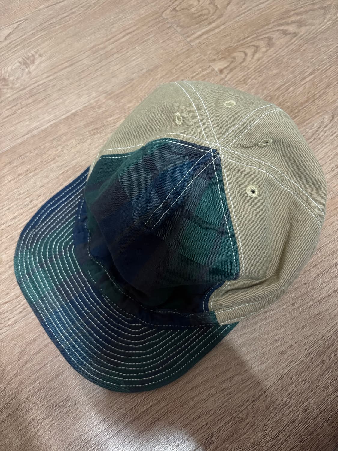 캐피탈 체크 캡 모자 상품이미지6