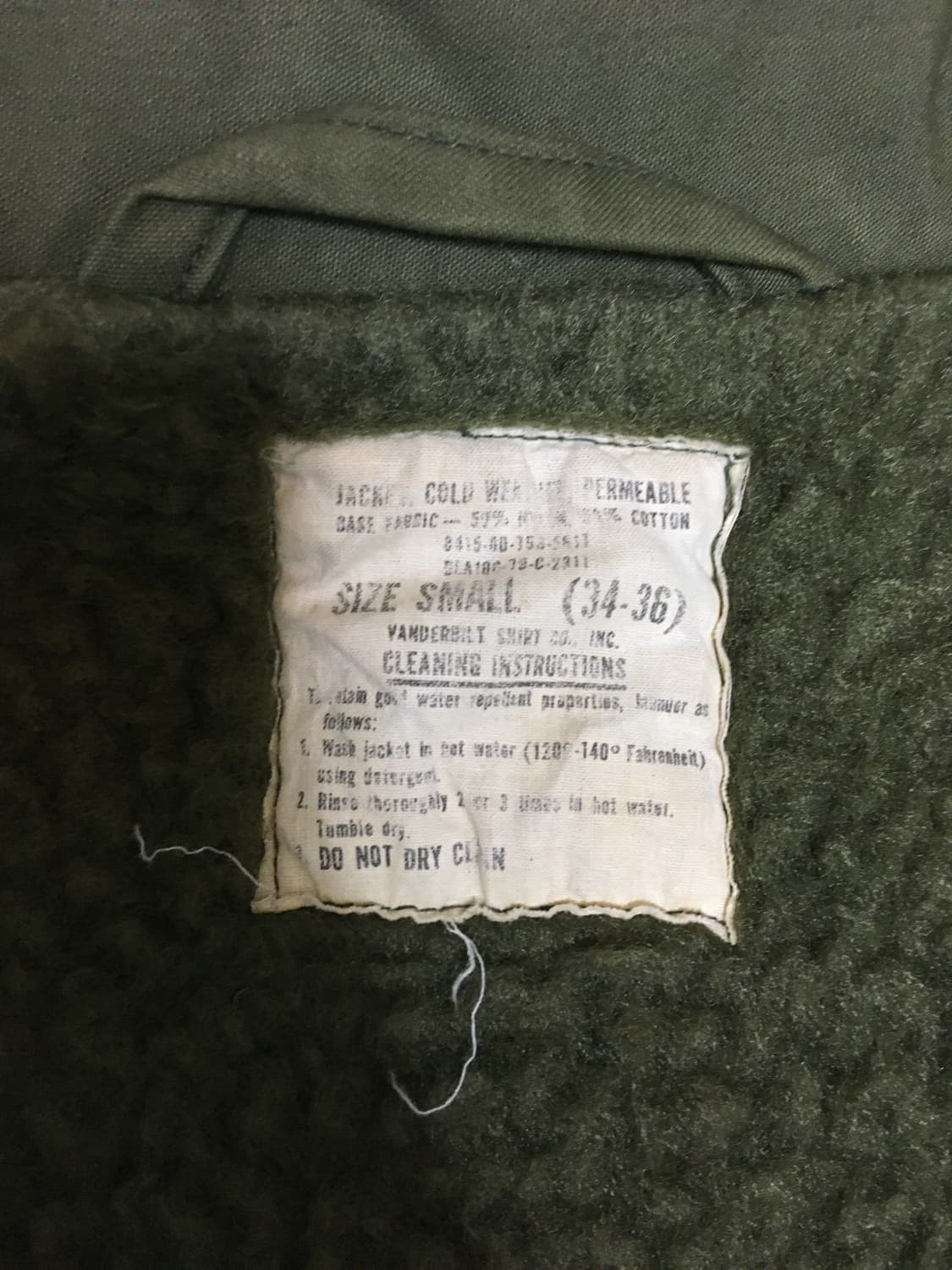 오리지날 미해군 A-2 덱자켓 상품이미지6