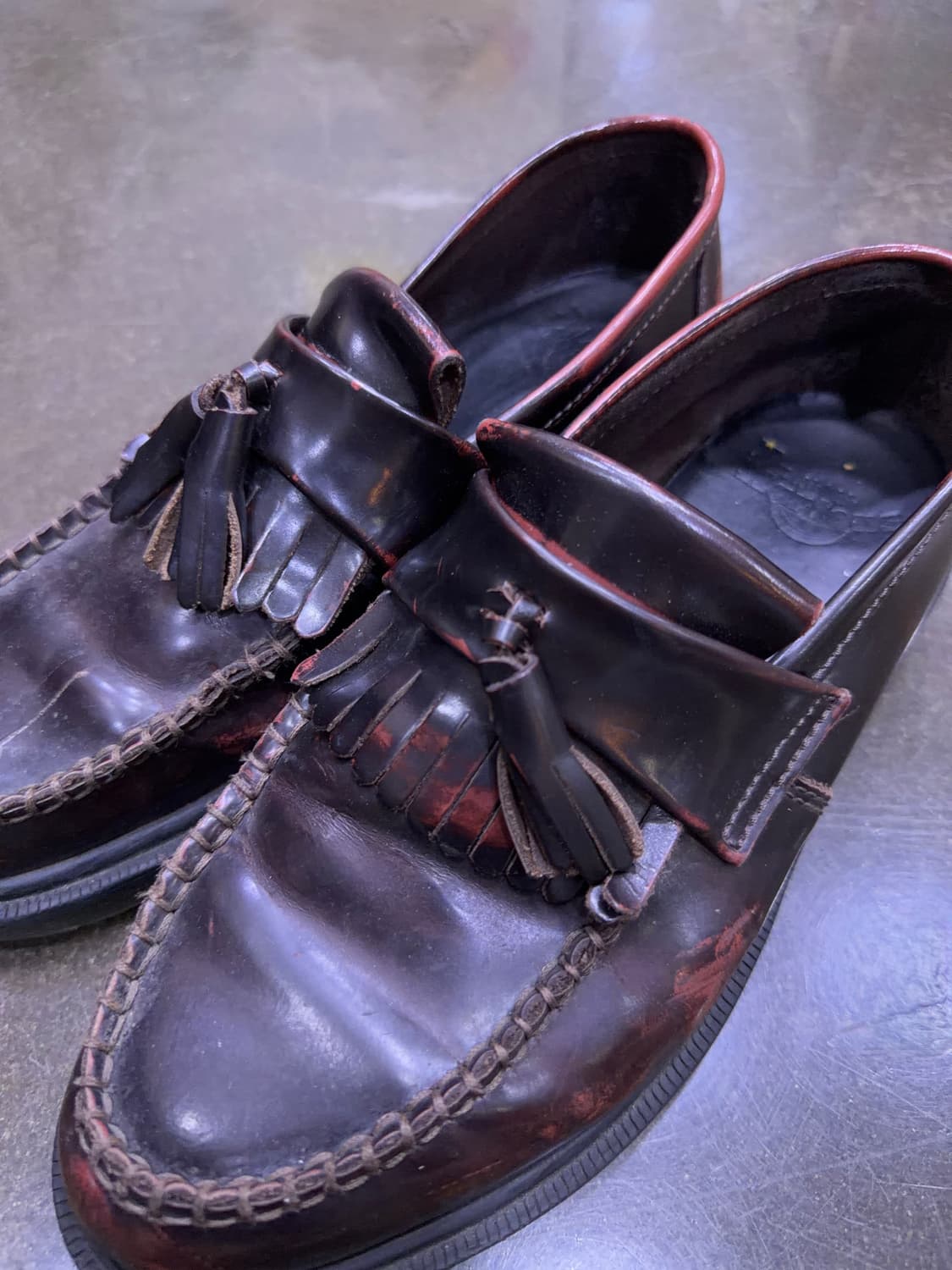 닥터마틴 아드리안 테슬 로퍼 체리레드 250 상품이미지3