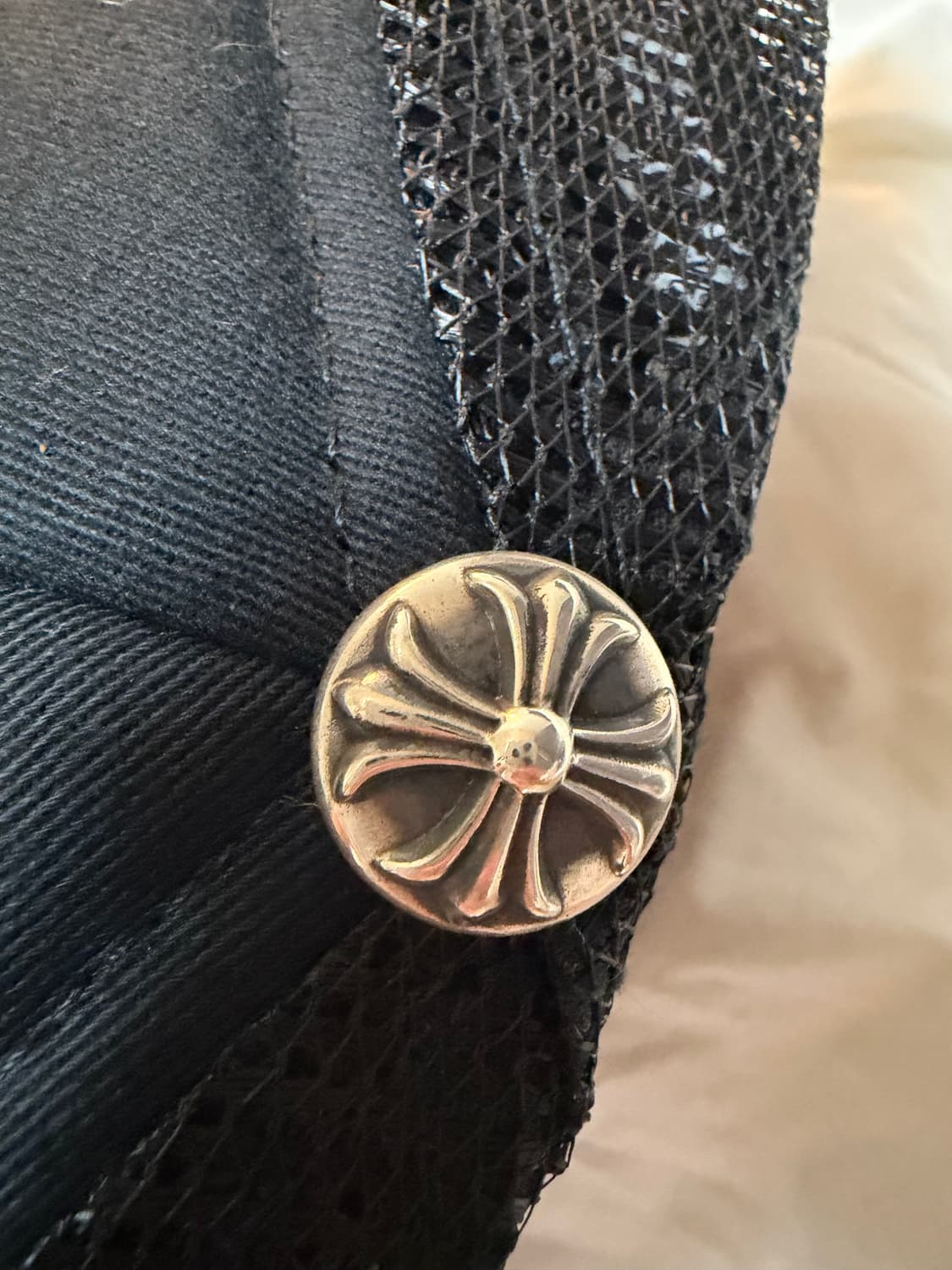 크롬하츠 트리플크로스 화이트 패치 트러커 새상품 상품이미지2