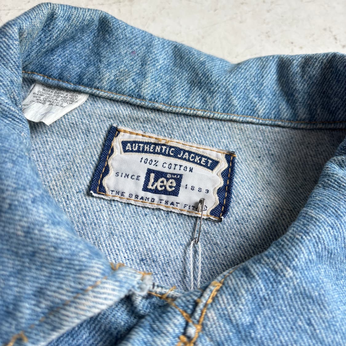90s USA LEE OG 빈티지 트러커 데님자켓 XL 상품이미지5