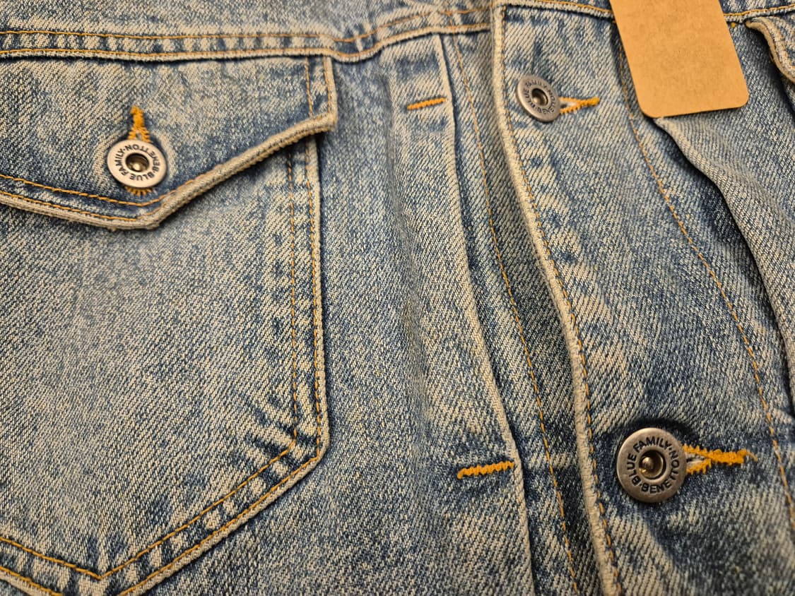 90s BLUE FAMILY by Benetton 데님 자켕 상품이미지6