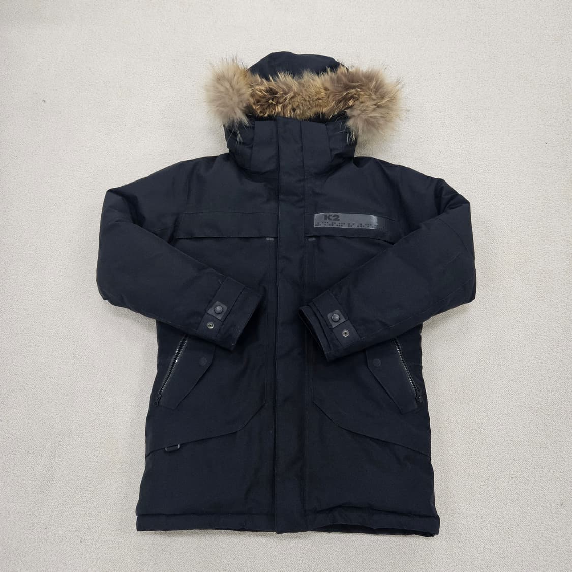 [95] K2 고어 고스트 써미엄 블랙 구스다운 패딩 점퍼 1203JM1 상품이미지1