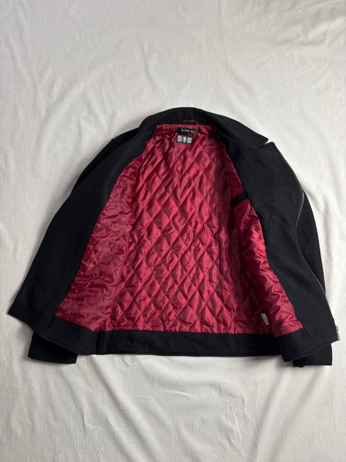 Jack Rose x Skull Works 울 더블 라이더 자켓 4 상품이미지3