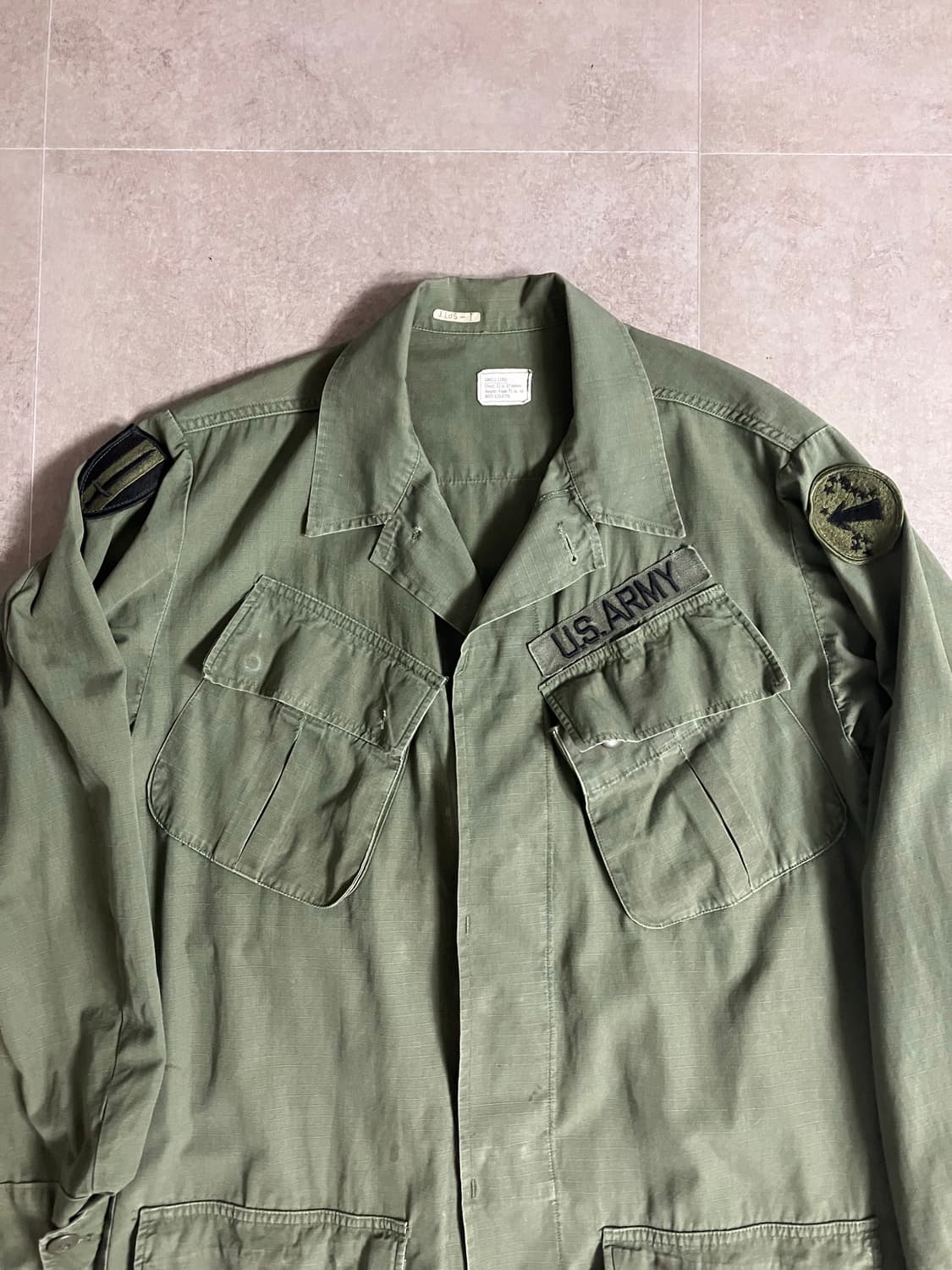 60s us army 오리지널 정글 퍼티그자켓 S-L 상품이미지2