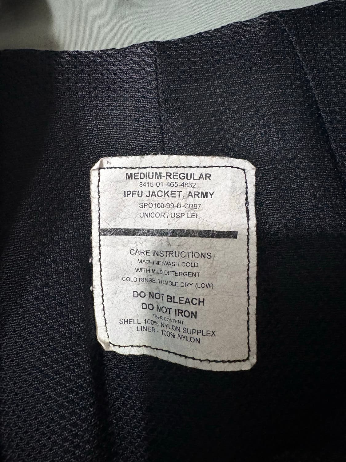 90‘s U.S Army IPFU Jacket. 상품이미지4