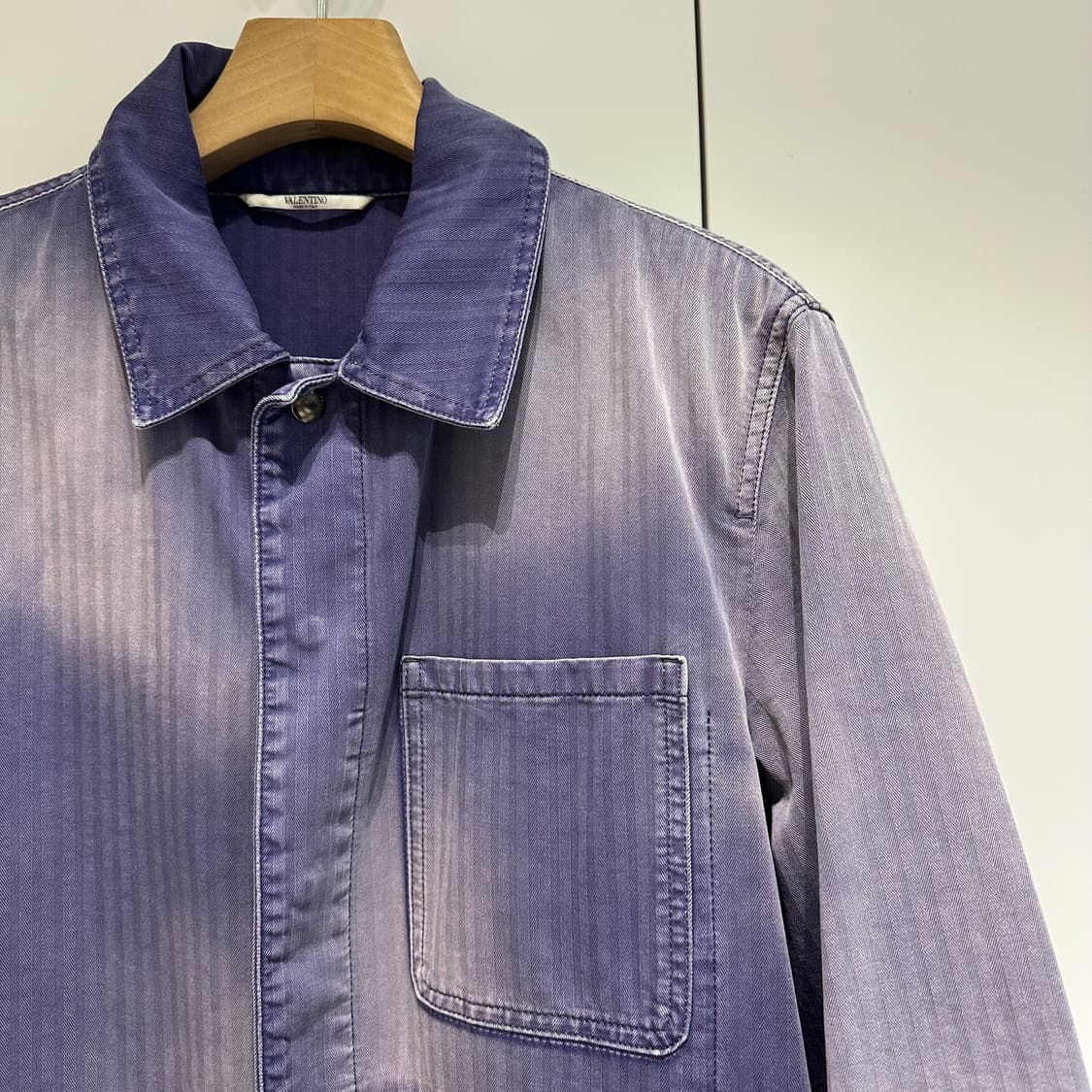 발렌티노 페이디드 헤링본트윌 프렌치 워크자켓 상품이미지2