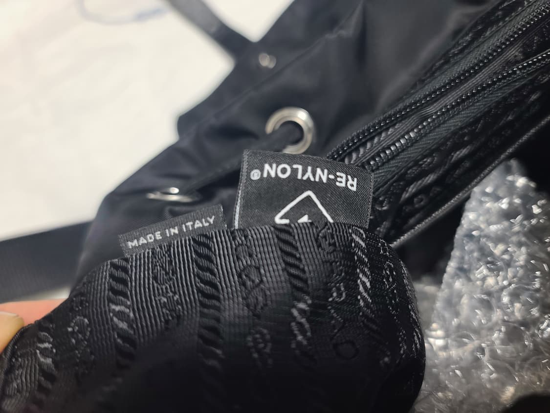 프라다 리나일론 투포켓 백팩 1bz811 미디움 백팩 상품이미지6