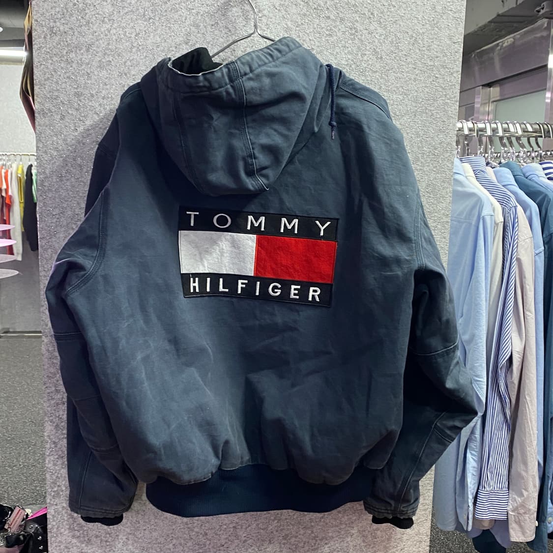 타미힐피거 빅로고 후드 워크자켓 B3285 상품이미지4