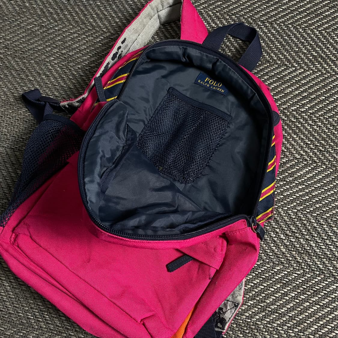 00s 폴로 랄프로렌 올드스쿨 빅포니 백팩 핑크y 4870 상품이미지6