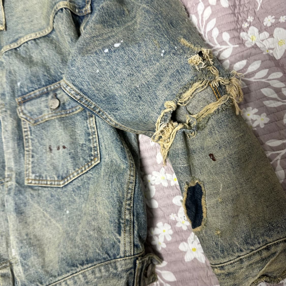 [M] 세인트미카엘 버버진 데님자켓 상품이미지3