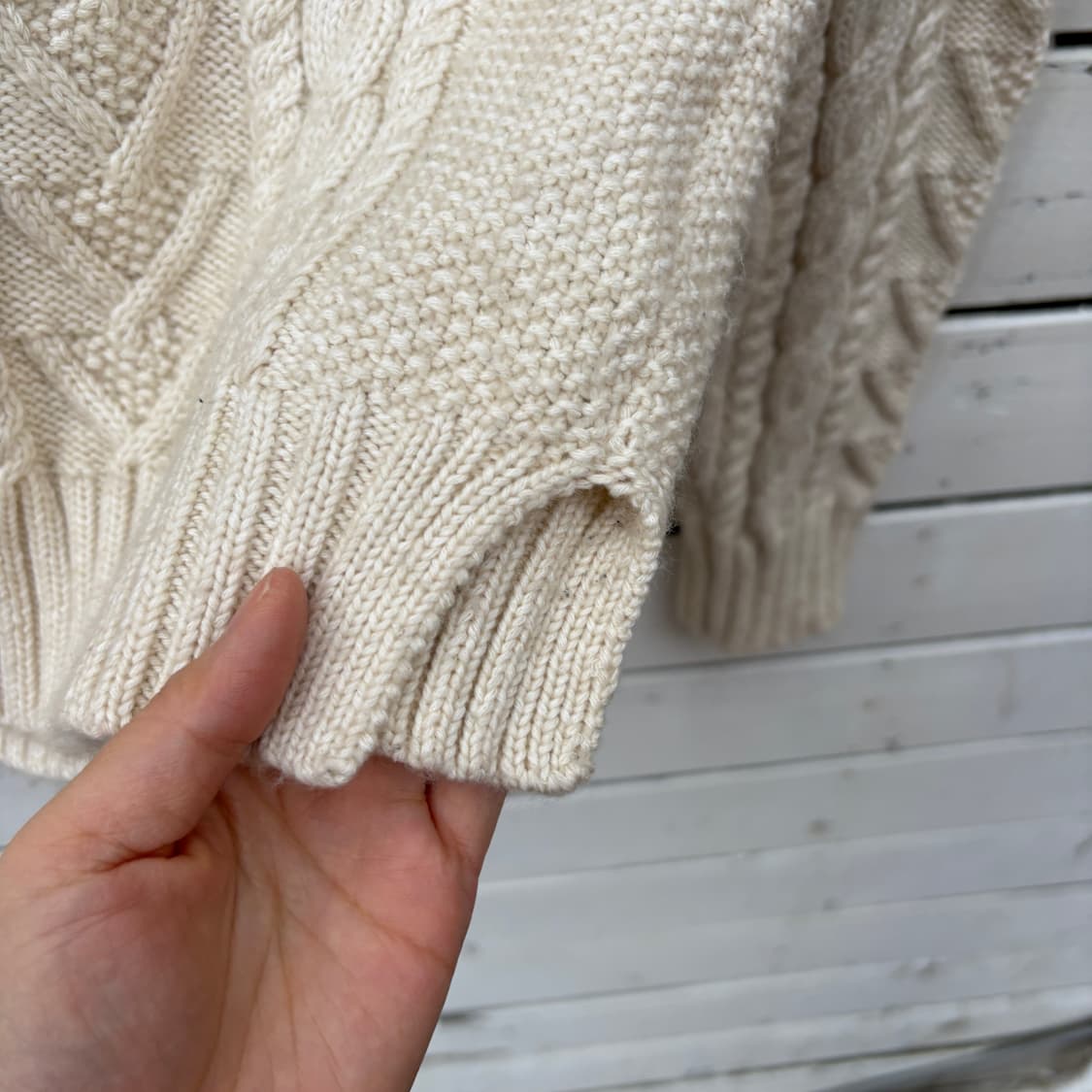 Polo 폴로 아란 니트 상품이미지5