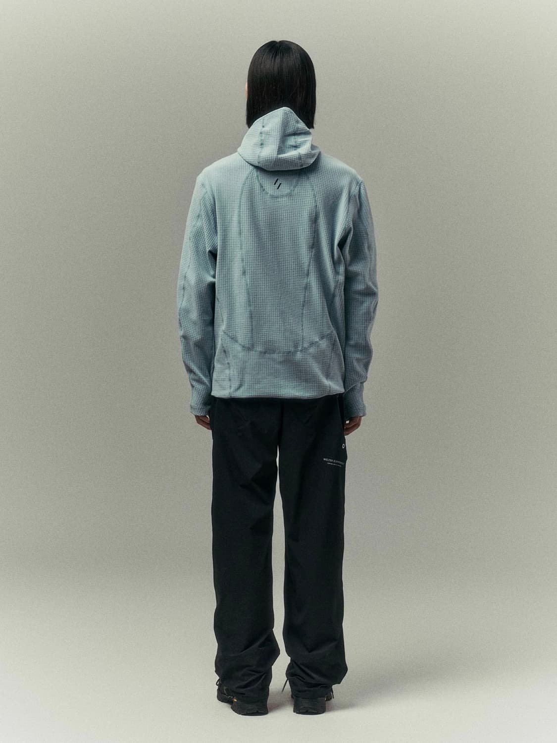 웰터 익스페리먼트 스퀘어 플리스 후드 풀오버 블루 XL 상품이미지4