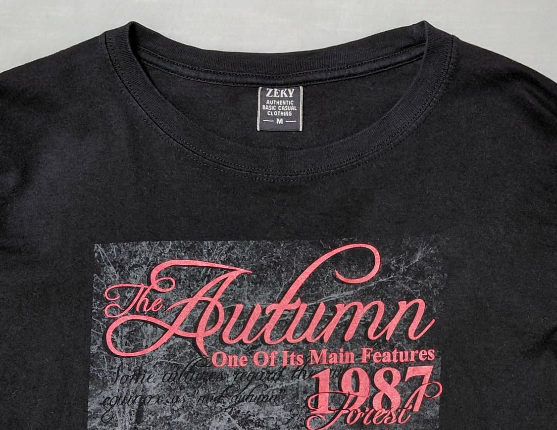 ZEKY 오텀 그래픽 롱 슬리브 티셔츠 (사이즈 M) 상품이미지2