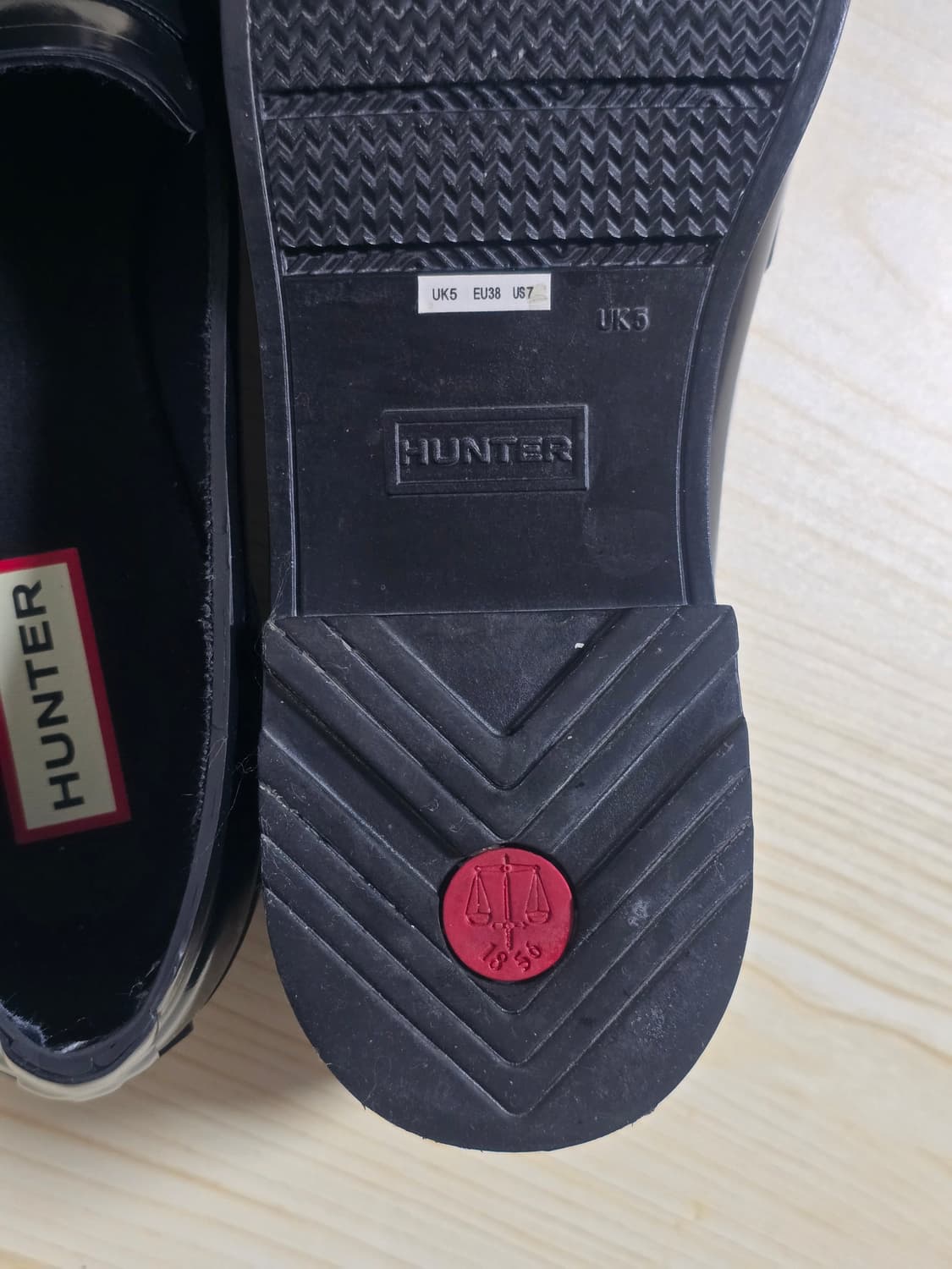 Hunter 헌터 페니 로퍼 블랙  240 상품이미지7