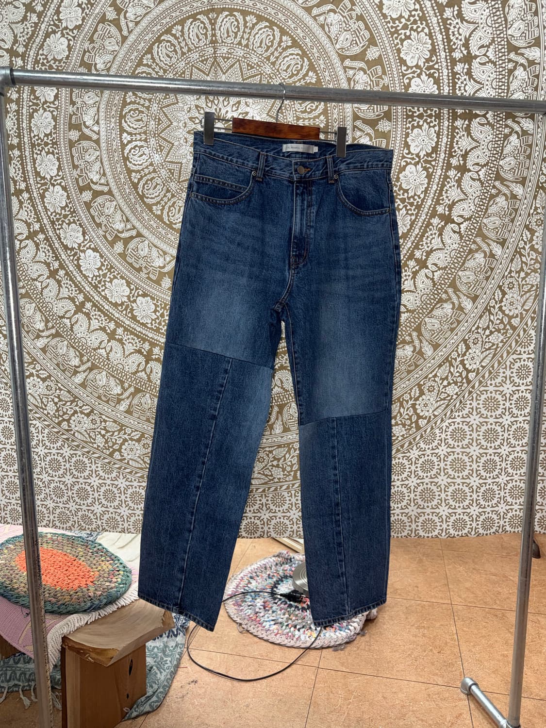 라이풀 절개 디테일 데님팬츠  상품이미지3