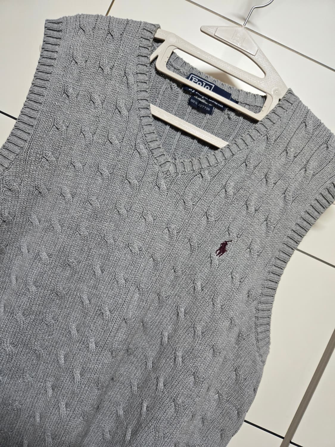 폴로 랄프로렌 케이블 니트 조끼/베스트 상품이미지1