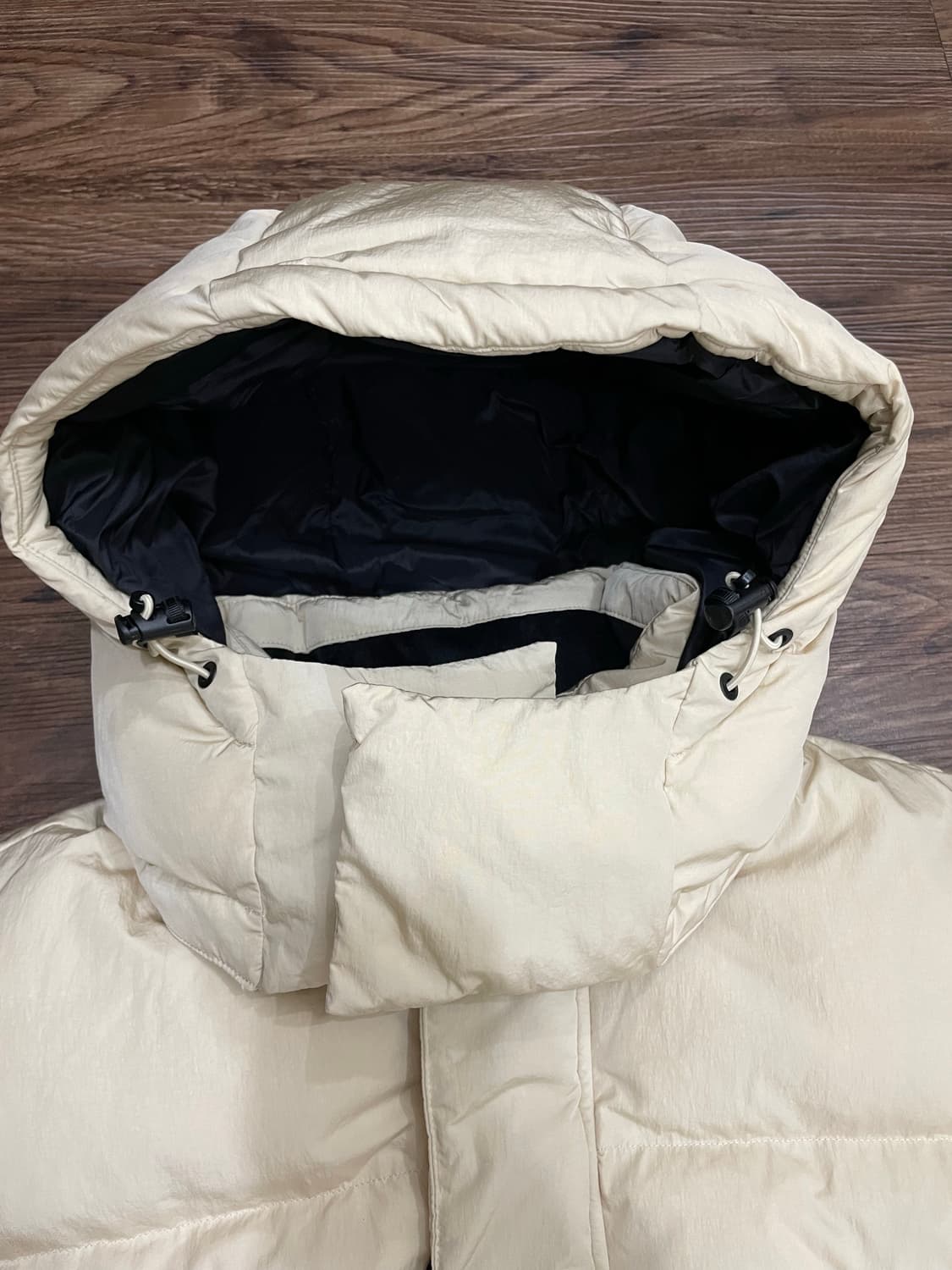 미즈노 MIZUNO 미드 덕다운 자켓 라이트베이지 상품이미지8