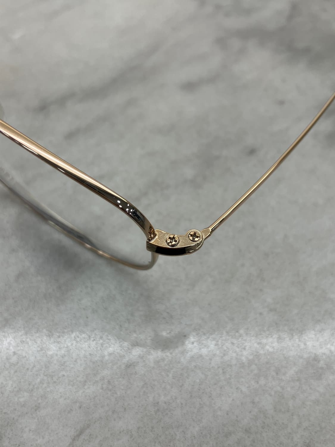 카라 KARRA 골드 소프트 스퀘어 메탈테 안경75 상품이미지2