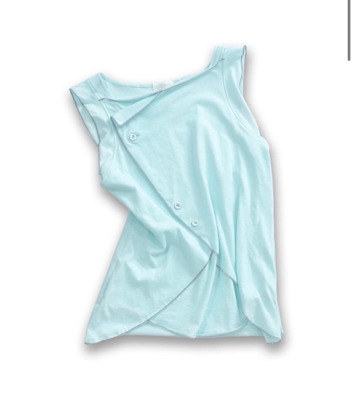 iina 이이나 PETAL TOP [AQUA MINT] 상품이미지1