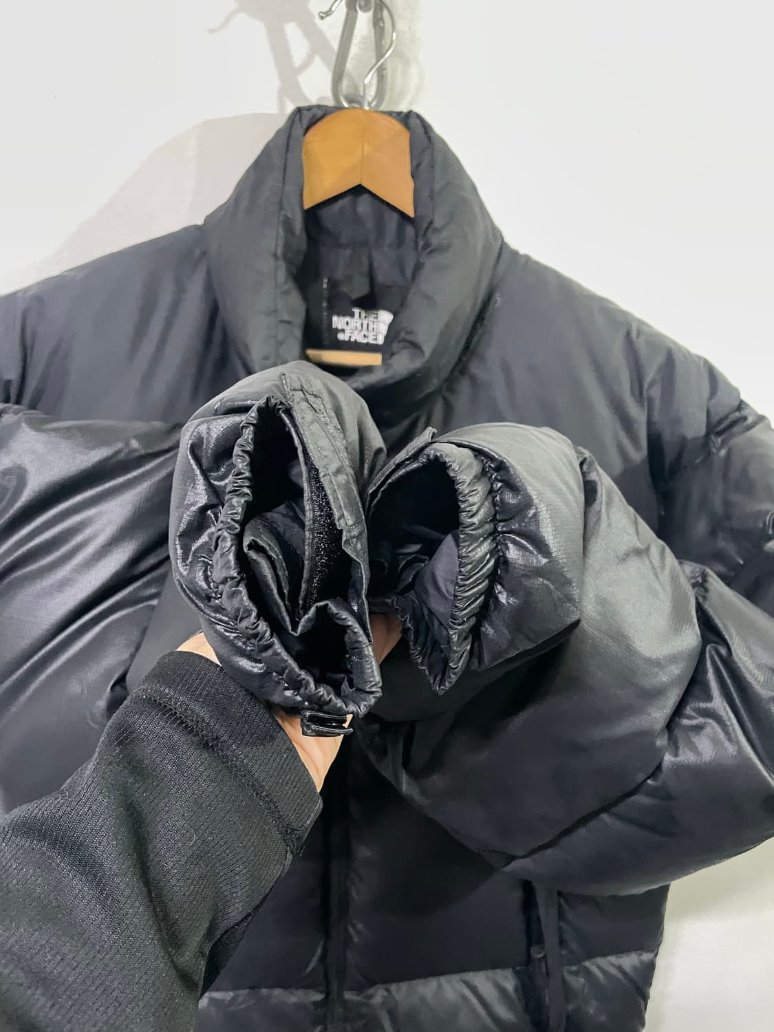 노스페이스 눕시 패딩 점퍼 블랙 넉넉100 상품이미지7