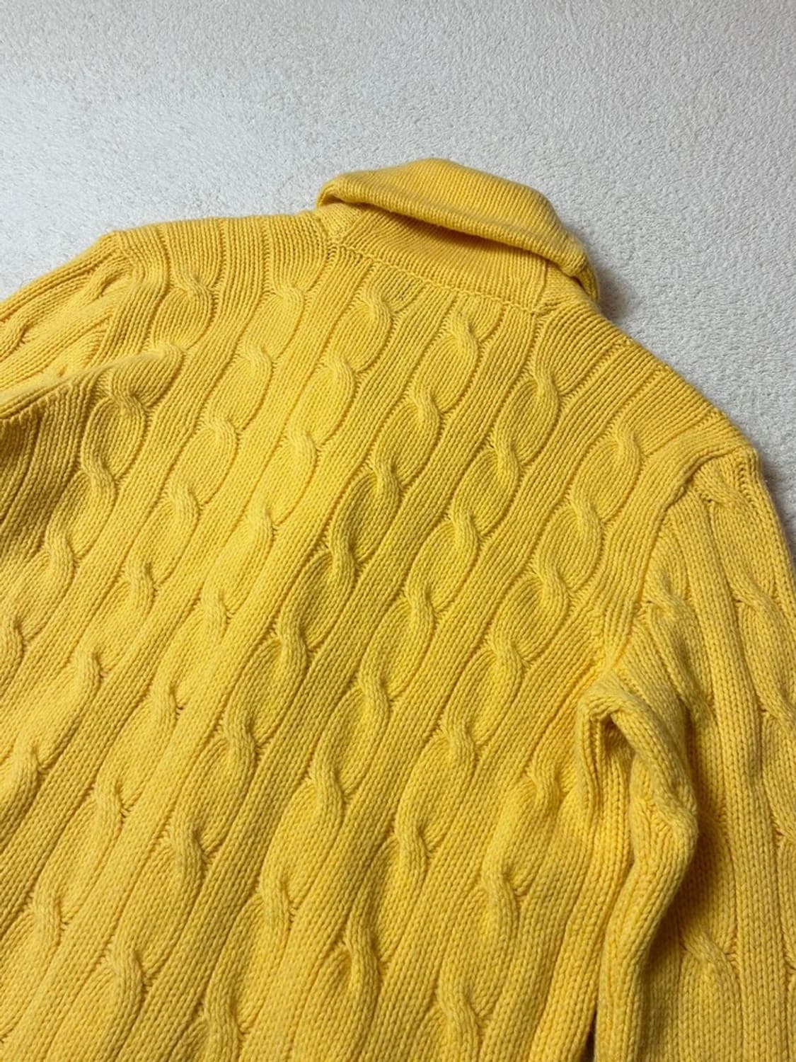 폴로 랄프로렌 클래식 울 꽈배기 숄카라 니트 가디건 PN6621 상품이미지5