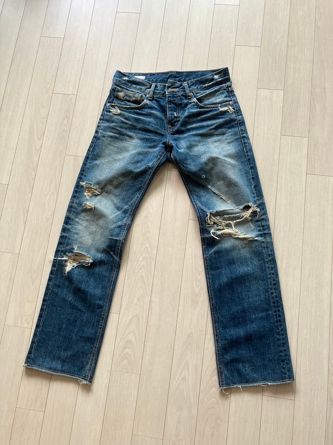 미니브랜드 찢청 상품이미지6