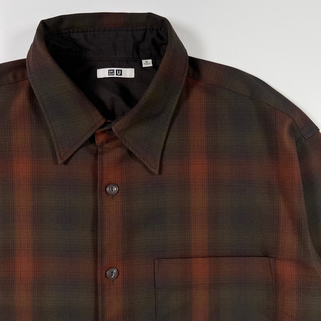 유니클로 U 체크 셔츠 상품이미지2
