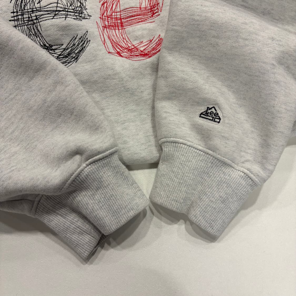 [M] Lee 리 자수 빈티지 스펠아웃 맨투맨 티셔츠 B765 상품이미지6