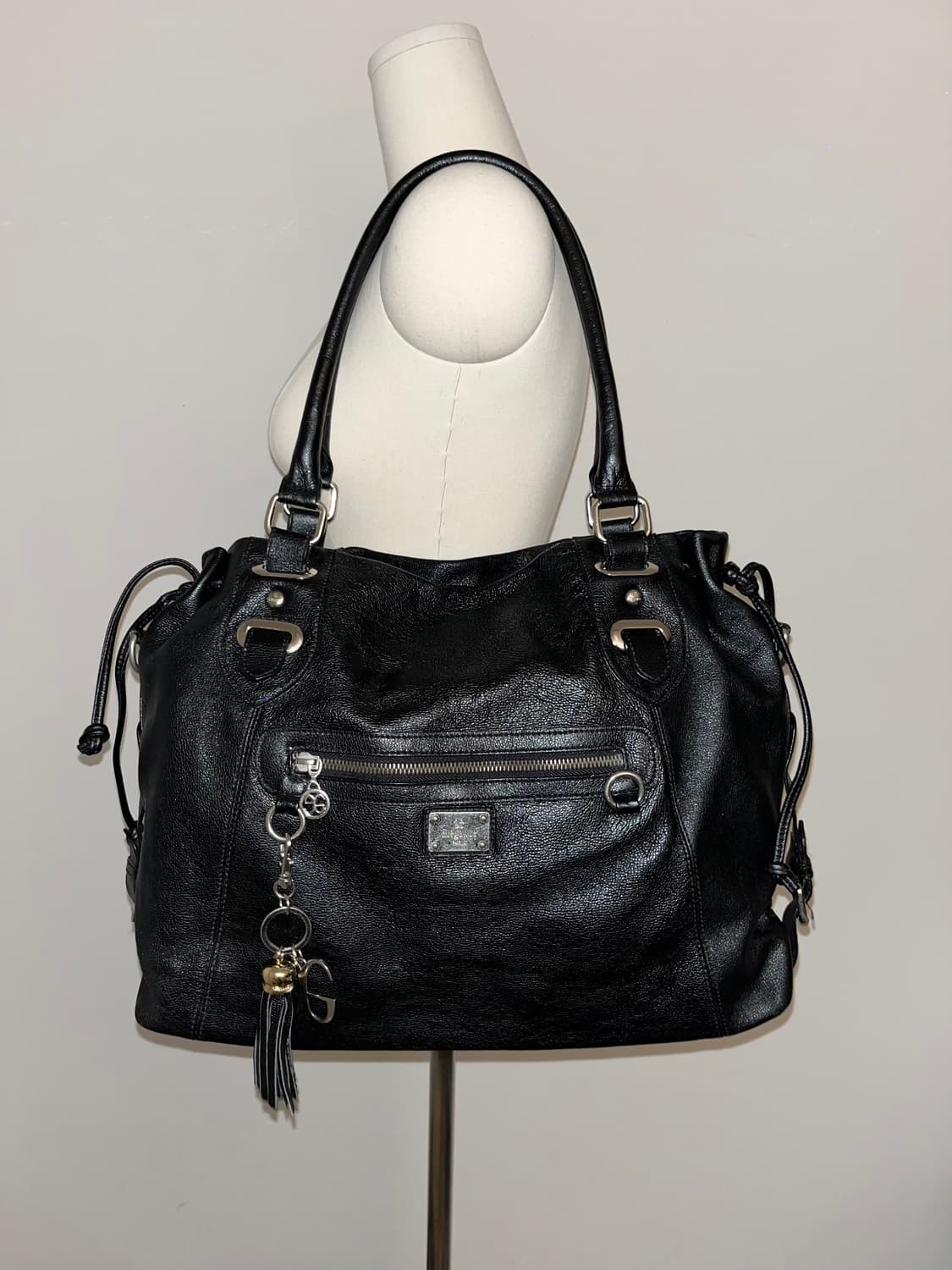 📦Elegance allblack shoulder bag 상품이미지1