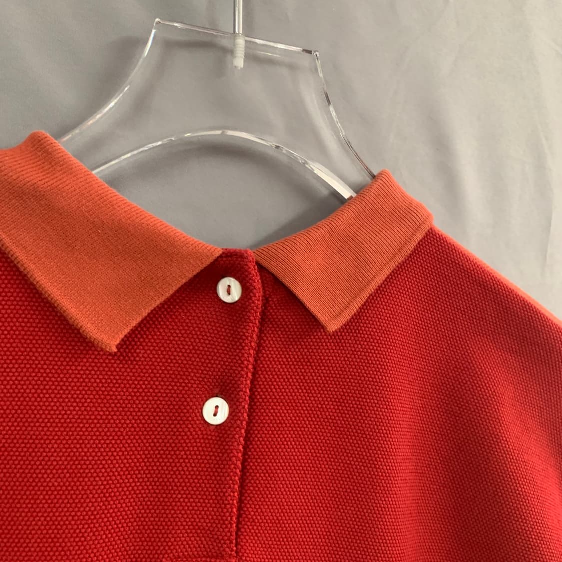 38 라코스테 프랑스 여성 자카드 PK 폴로 반팔 카라티 상품이미지4