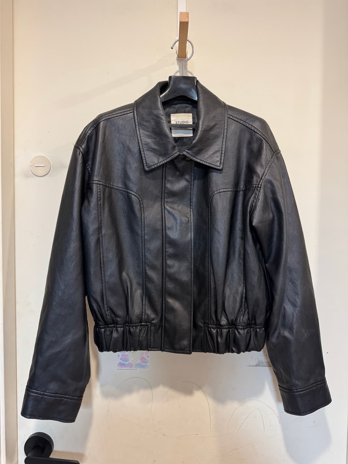 스튜디오톰보이 레더 봄버자켓 상품이미지1