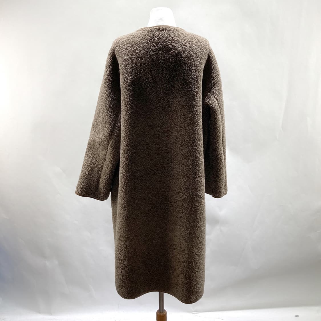 세일러문 여성 롱양털자켓 브라운 F 상품이미지3