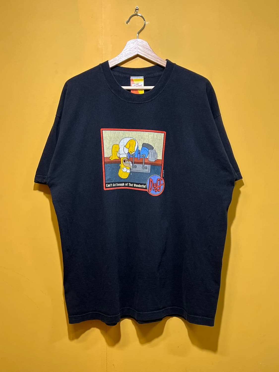 00's [XL] The Simpsons 호머 심슨 더프 애니 빈티지 티 상품이미지1