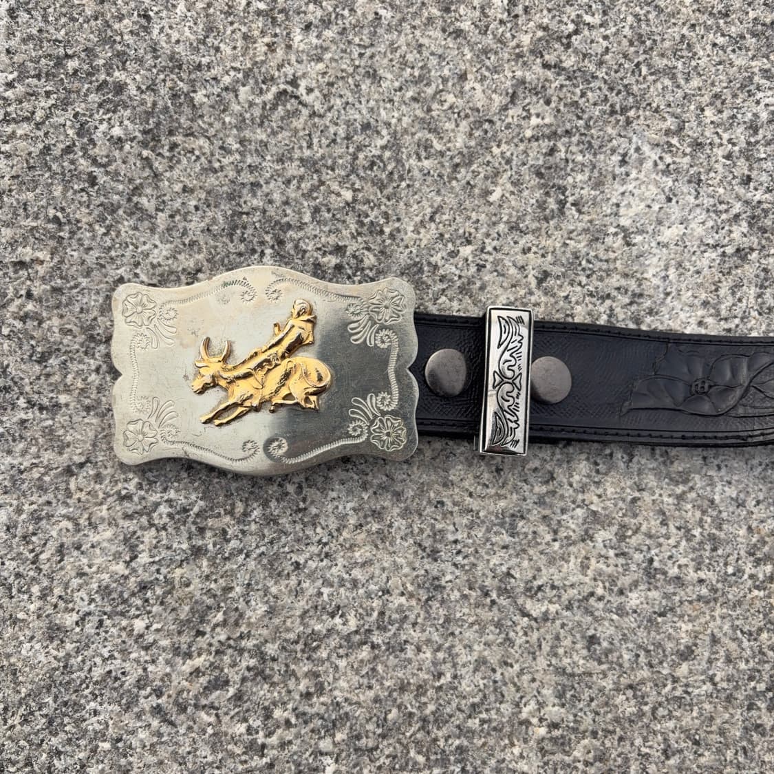 불 라이더 모티브 웨스턴 버클 상품이미지4