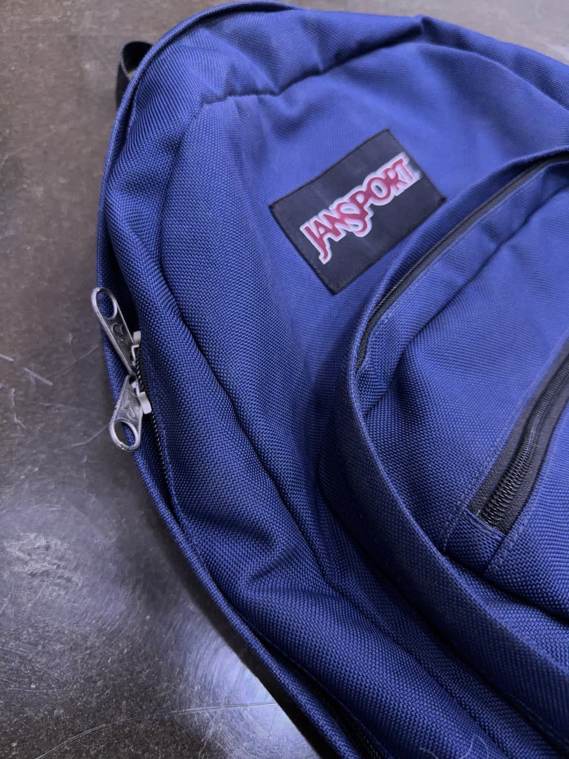 잔스포츠 라이트 스웨이드 배색 네이비 백팩 상품이미지6