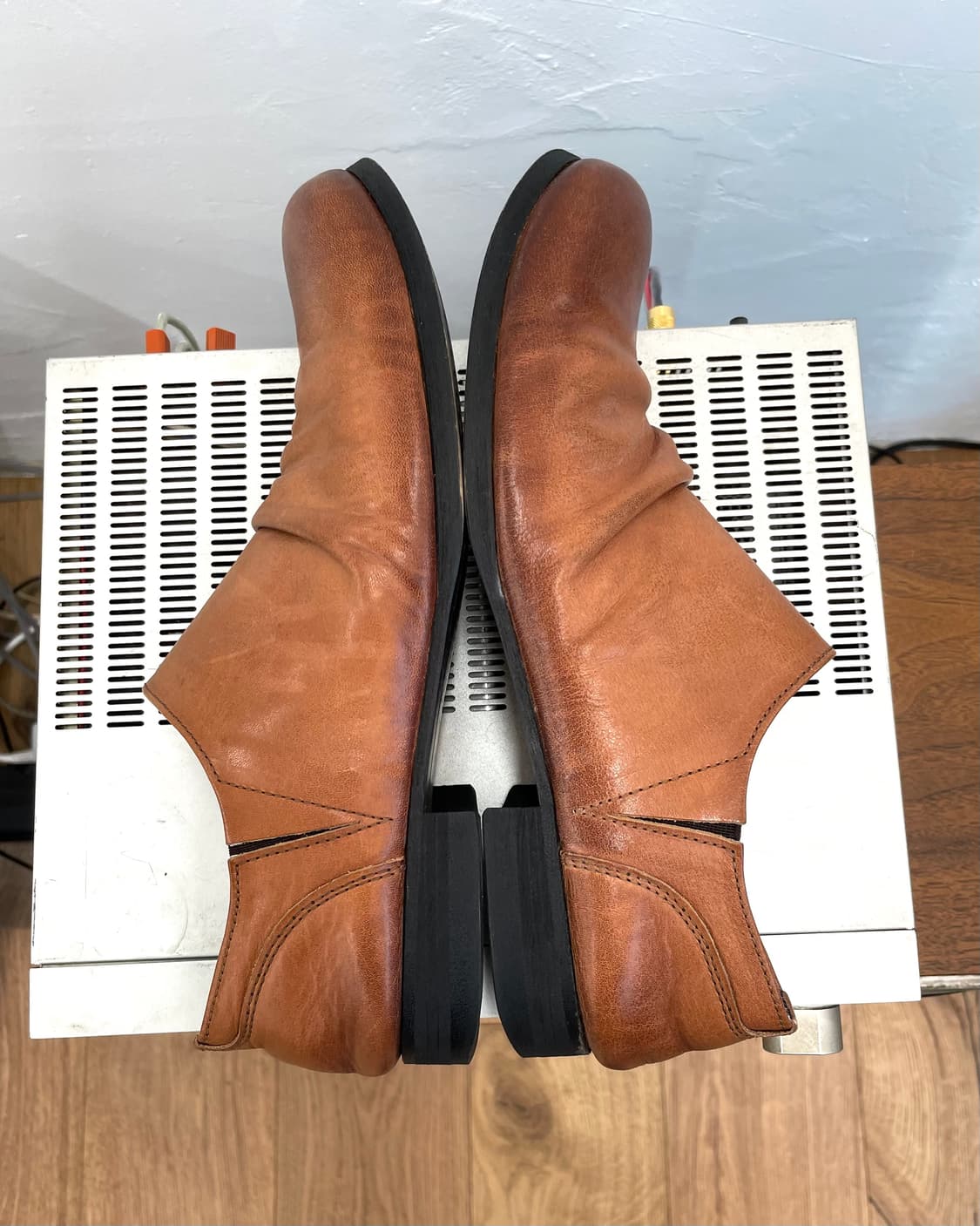 [260] 토네이도마트 드레이핑 레더 슈즈 상품이미지5