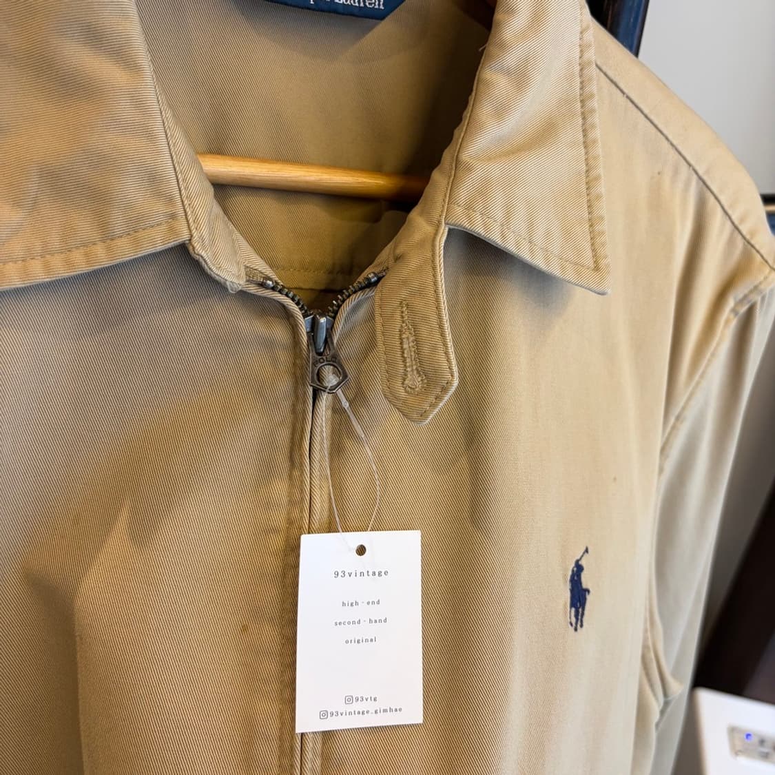 15893 - 폴로 랄프로렌 베이지 블루종 자켓 상품이미지8