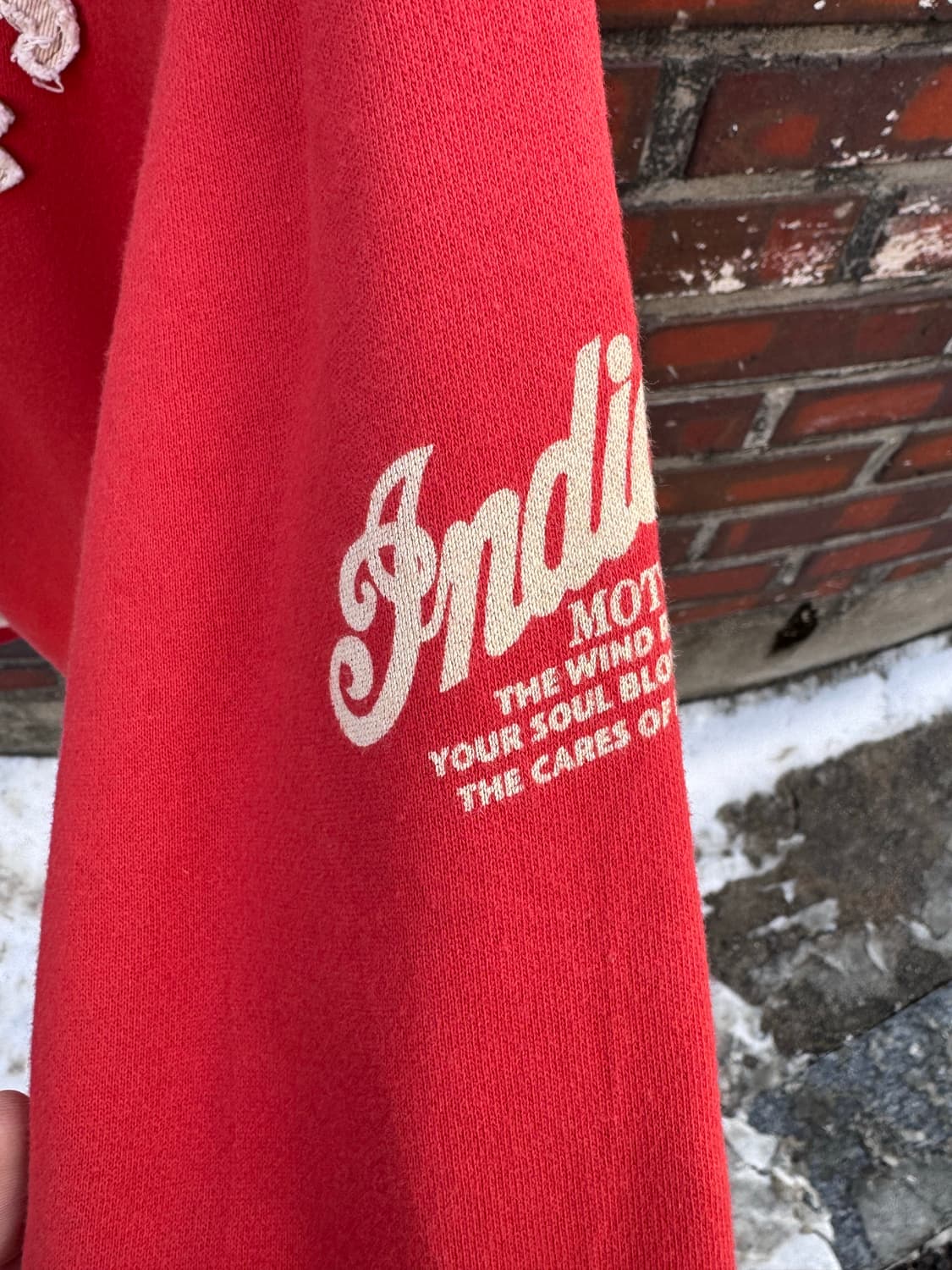 인디언 모터사이클 스펠아웃 코튼 집업 상품이미지4