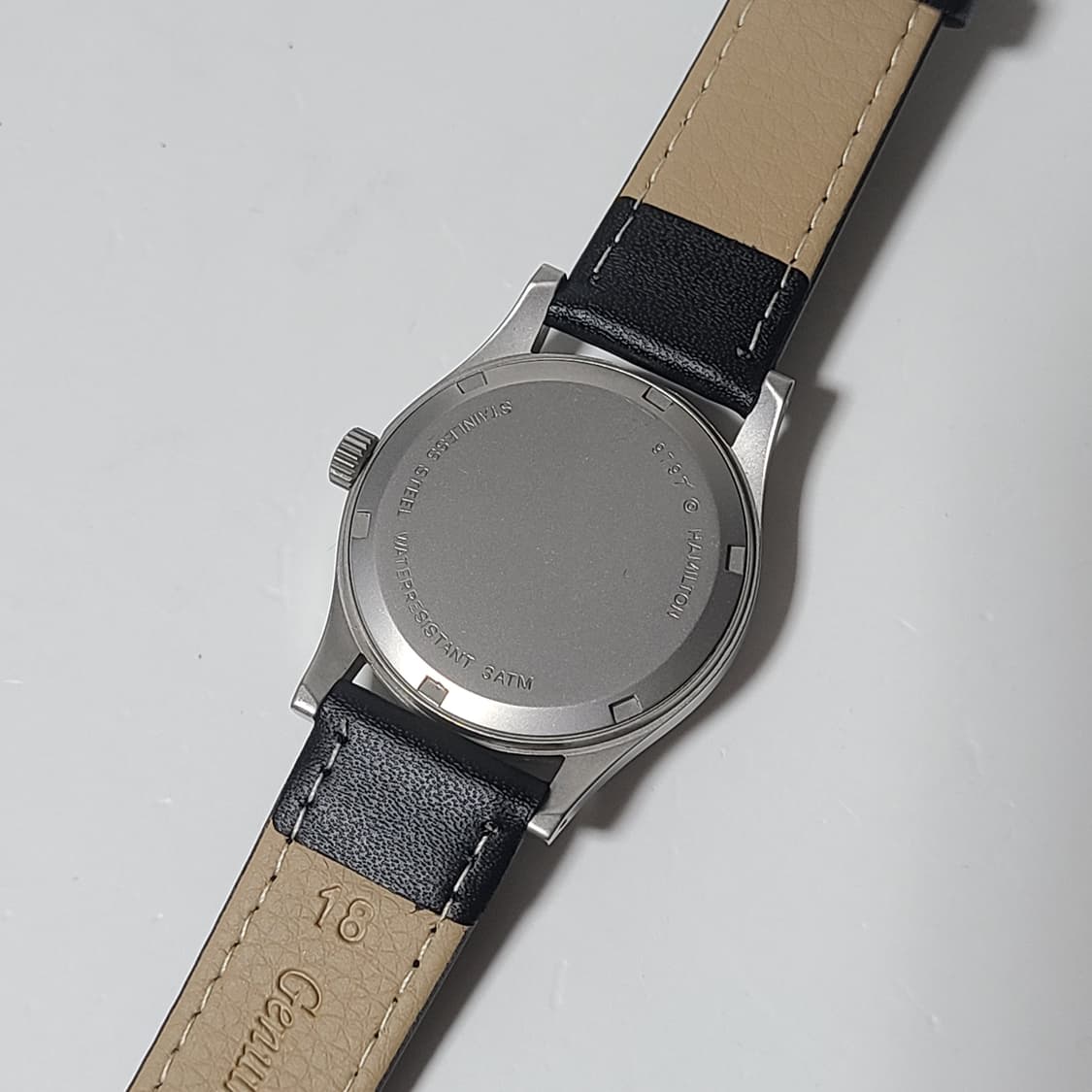 해밀턴 9797 카키필드 쿼츠 청판 빈티지 시계 상품이미지7