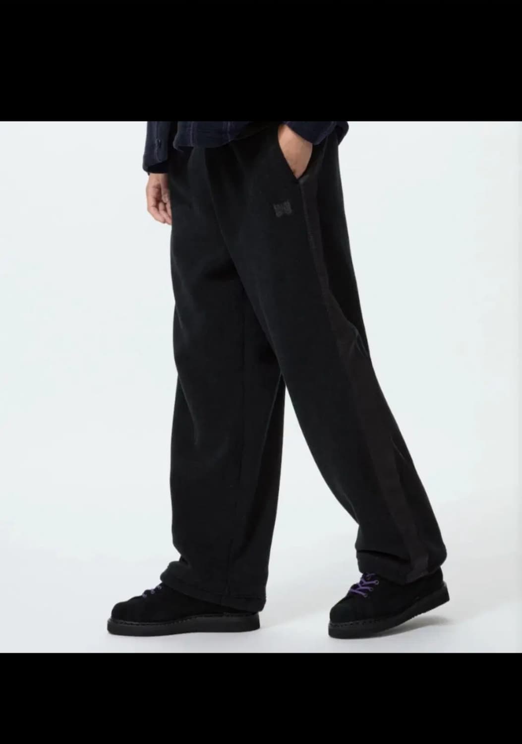 유니클로 니들스 블랙 보통기장 L사이즈 상품이미지1