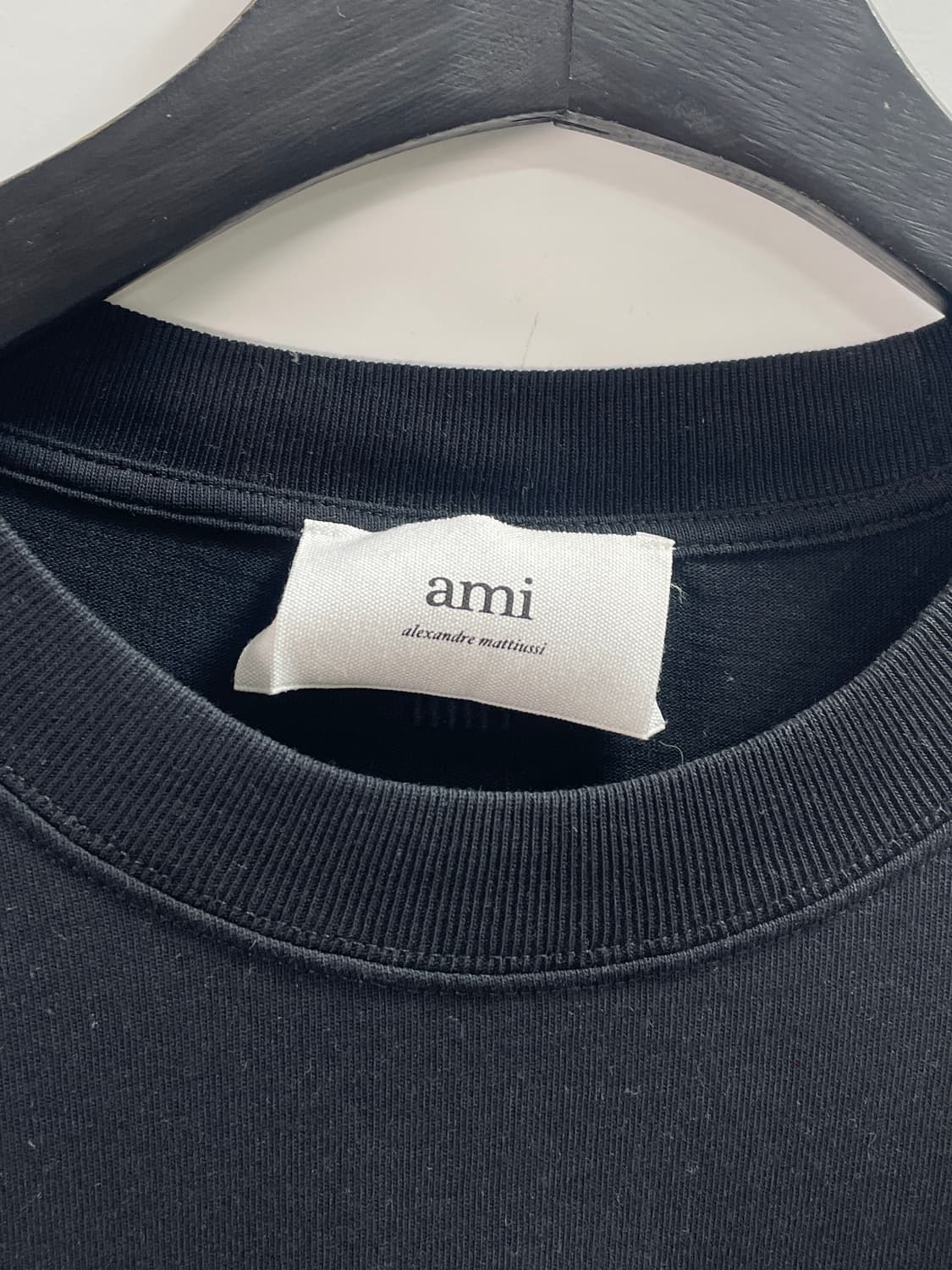 아미 인타르시아 스몰로고 반팔티 (on.508) 상품이미지4