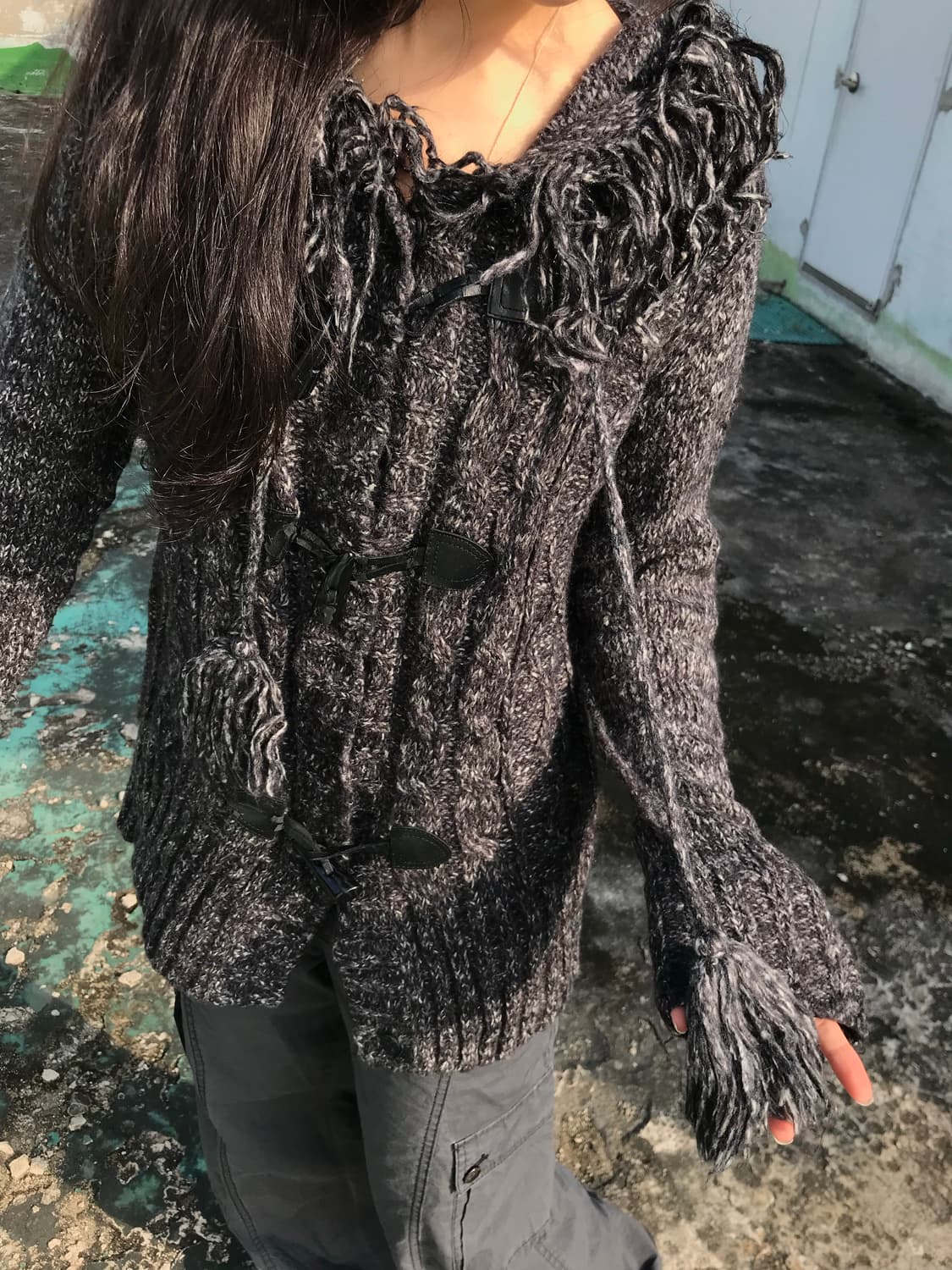 윈터 프린지 니트 상품이미지5