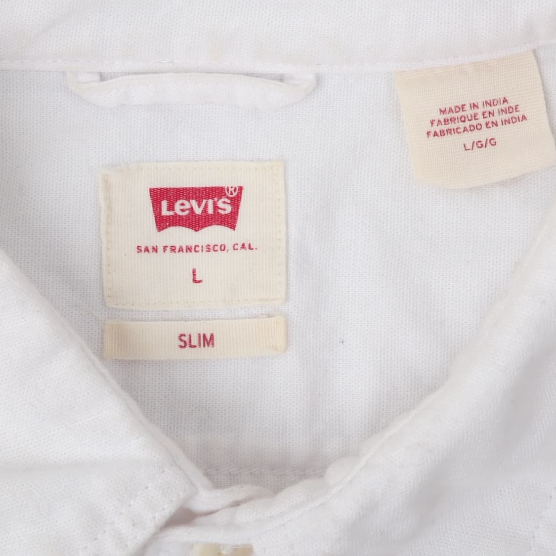 리바이스 화이트 옥스포드 셔츠 상품이미지8