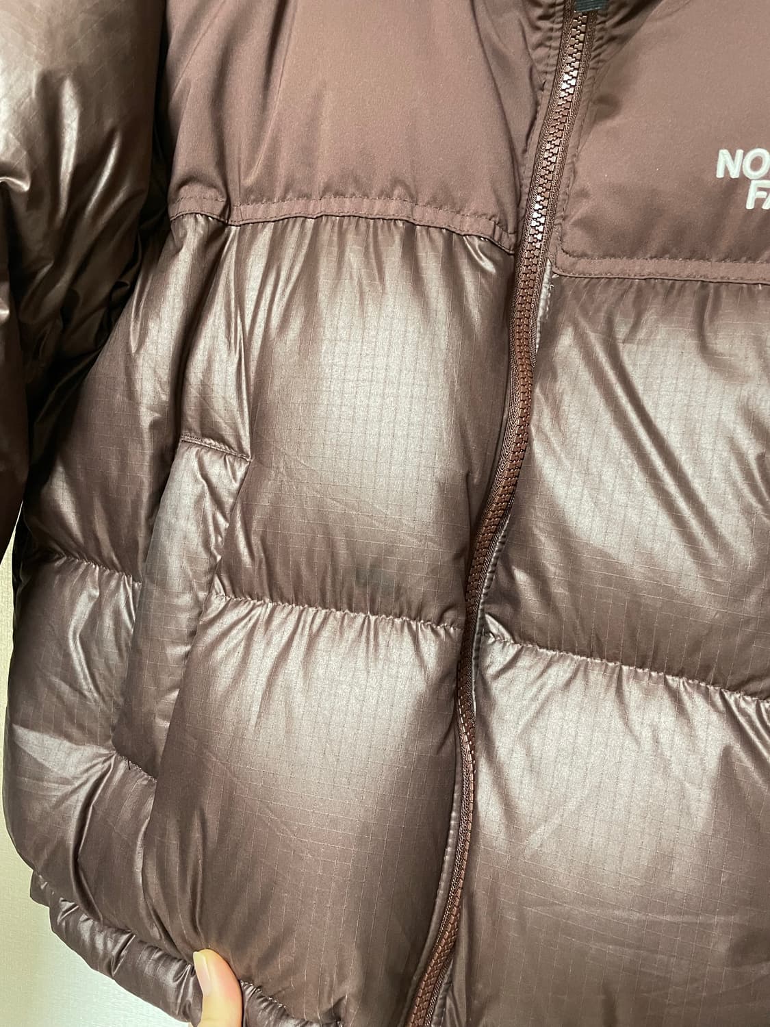 85)노스페이스 화이트 라벨 눕시 다운 코코아 상품이미지2